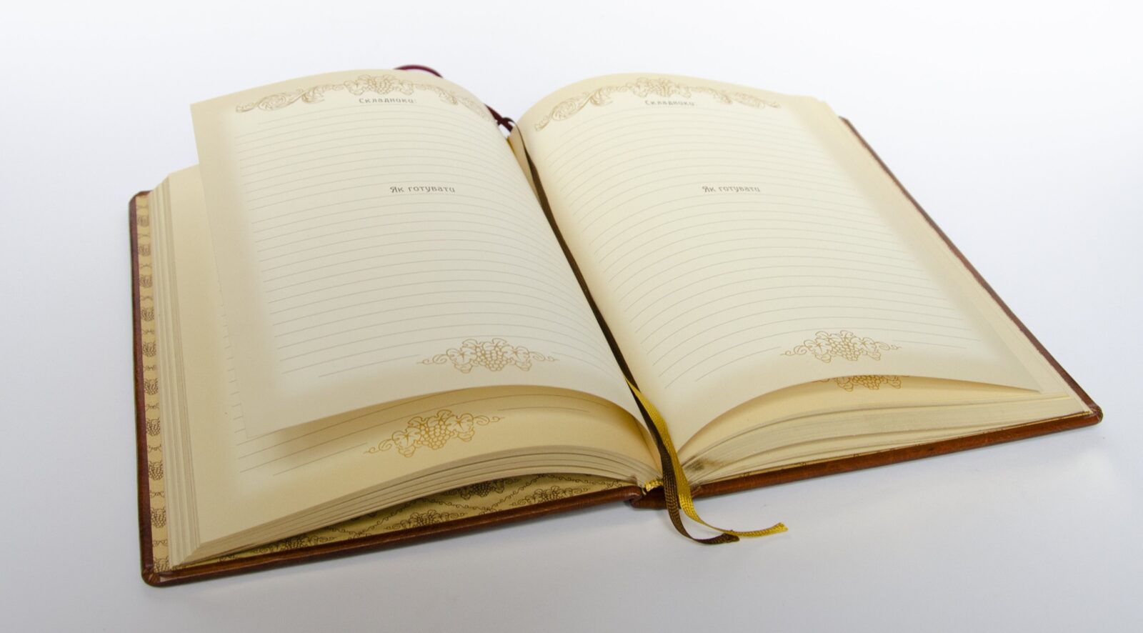 Книга кухарських переписів зі штучної шкіри/кулінарна книга подарункова - Зображення 4