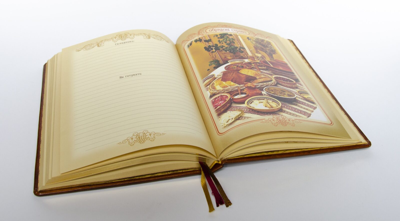 Книга кухарських переписів зі штучної шкіри/кулінарна книга подарункова - Зображення 5