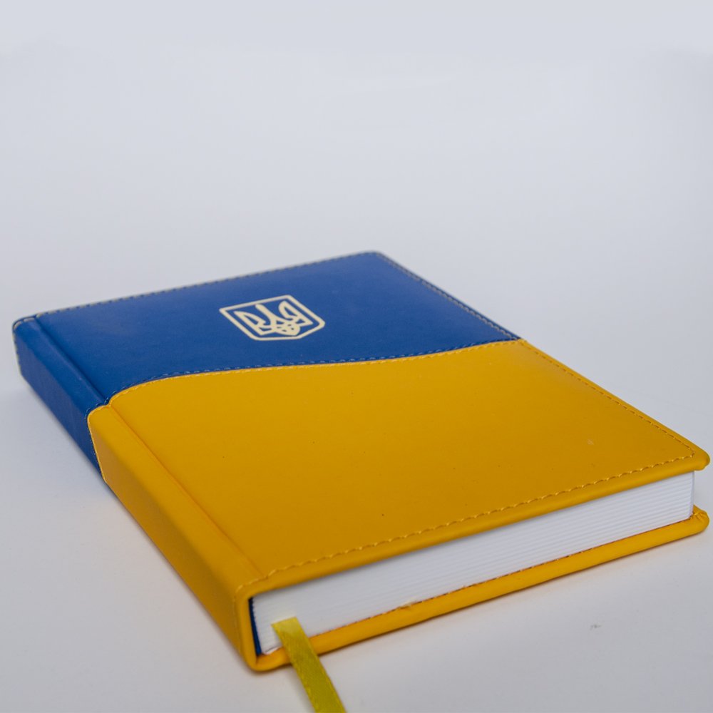 Щоденник діловий недатований з Тризубом патріотична колекція зі штучної шкіри А5 - Зображення 7