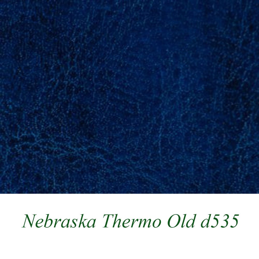 Шкірозамінник ПУ Nebraska Thermo Old D535 синій