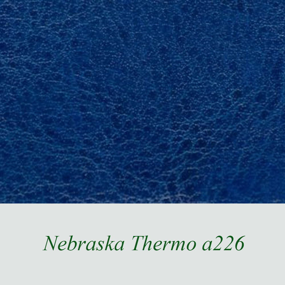 Шкірозамінник ПУ Nebraska Thermo Old a226 синій