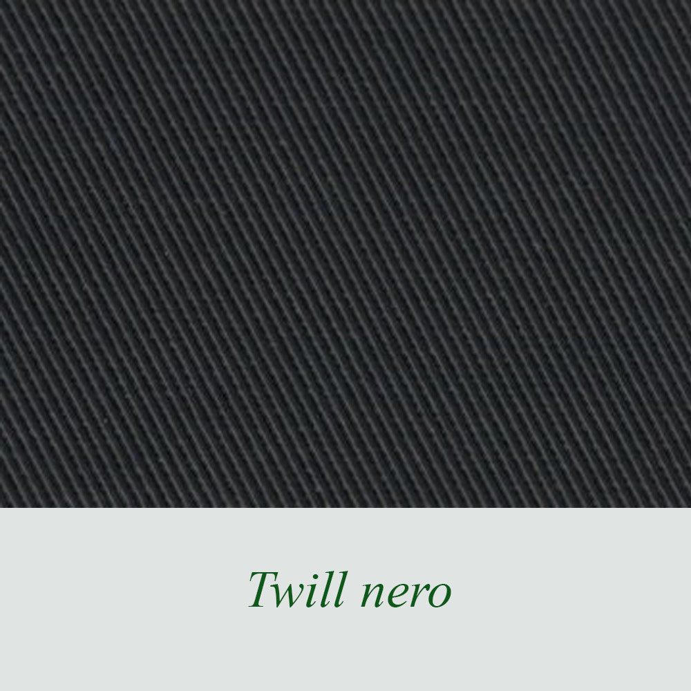 Шкірозамінник ПУ Twill nero чорний